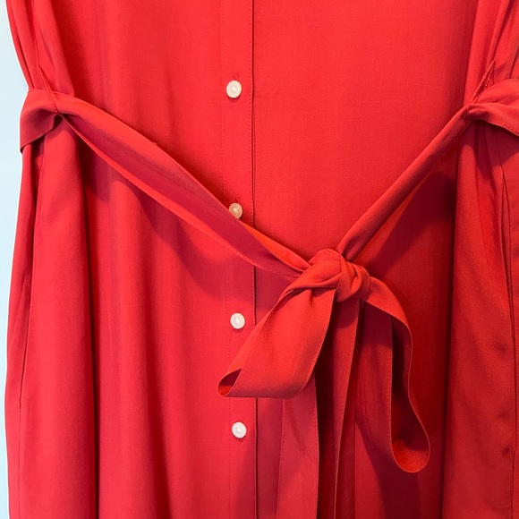 LOFT short sleeve button dress - Picture 2 of 7